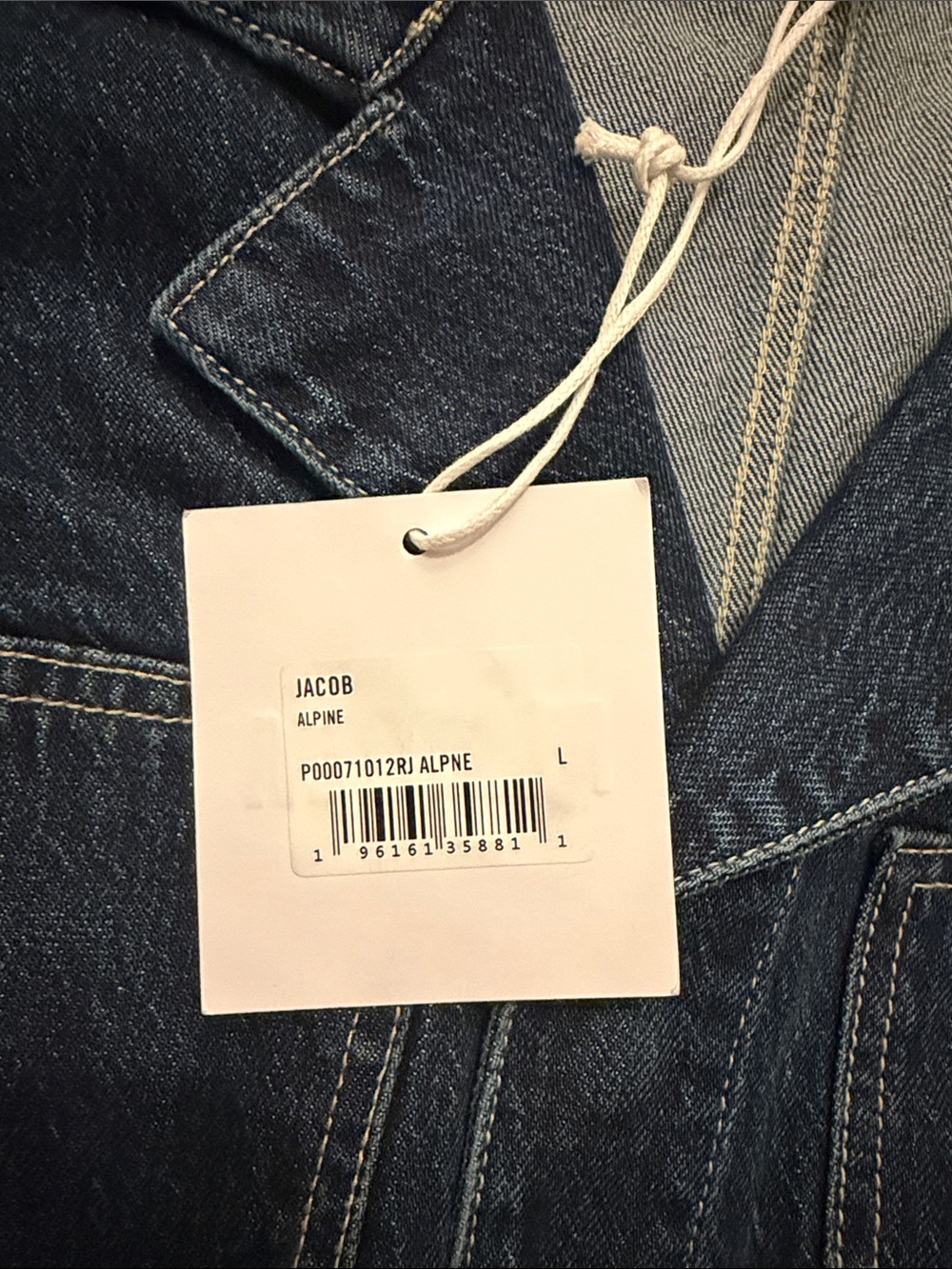 Pistola Alpine Dark Blue Denim Jumpsuit - Picture 2 of 4